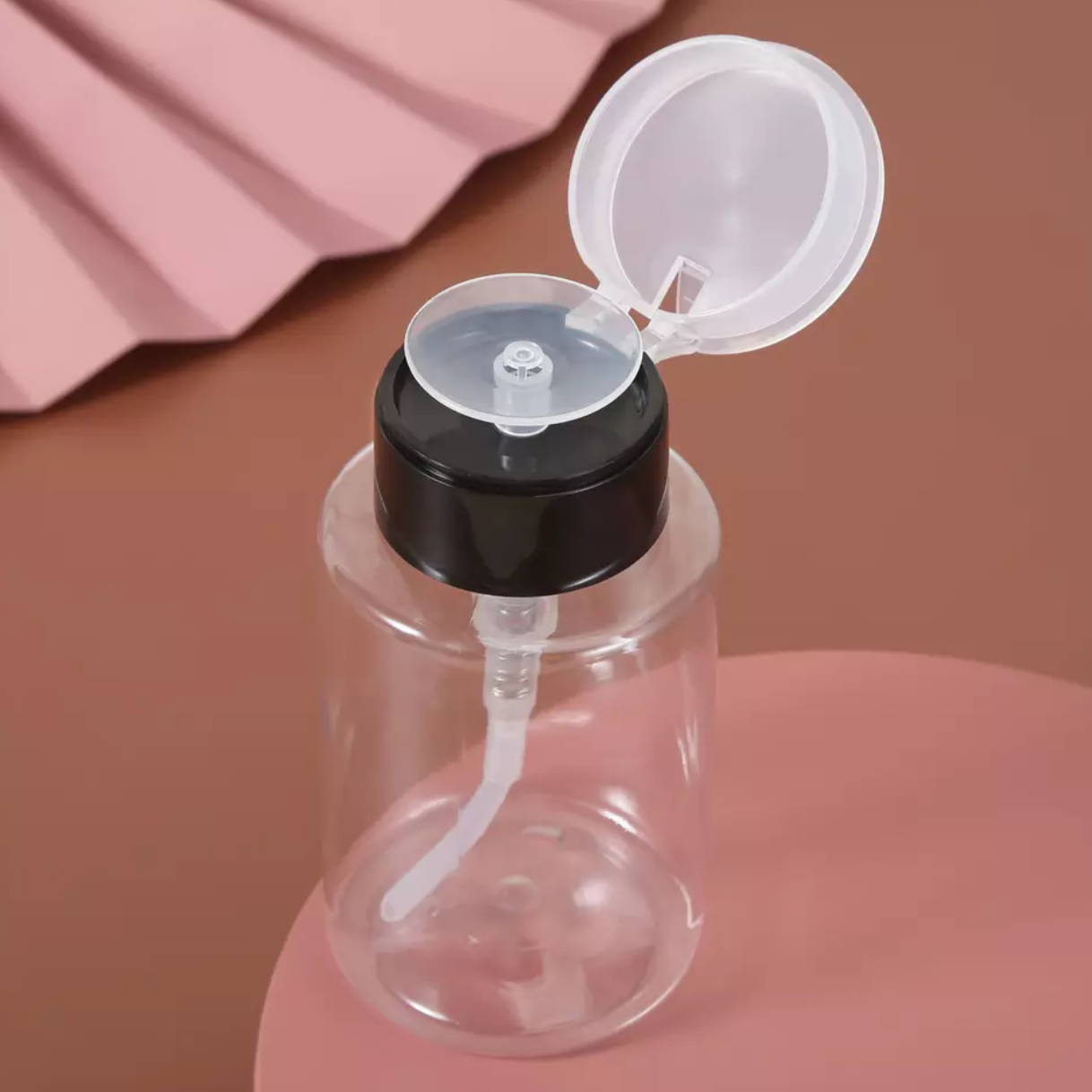 Liquid Press Pumping Clear Empty Container Bottle 160ml