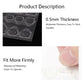 10Sheets 240pcs  Fake Nails Glue Stickers For Toe Nails