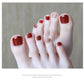 10Sheets 240pcs  Fake Nails Glue Stickers For Toe Nails