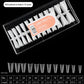 Coffin Matte False Nail Tips Extension Half Cover C Curved