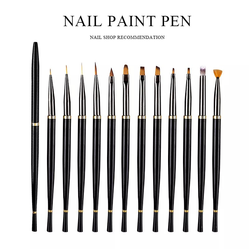 Nail Brush DIY Pattern Design Drawing Line Pen 1Pcs