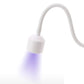 6W Mini Portable Gel Uv Led Desk Nail Lamp White Led Light