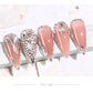 3100Pcs/Box Mixed AB Glass Nail Art Rhinestones Set