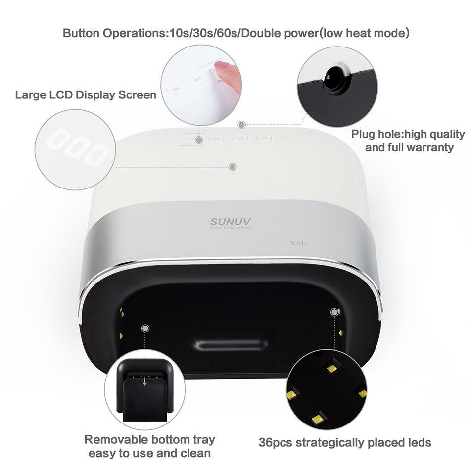 SUNUV SUN3 Nail Dryer Smart 2.0 48W UV LED Lamp